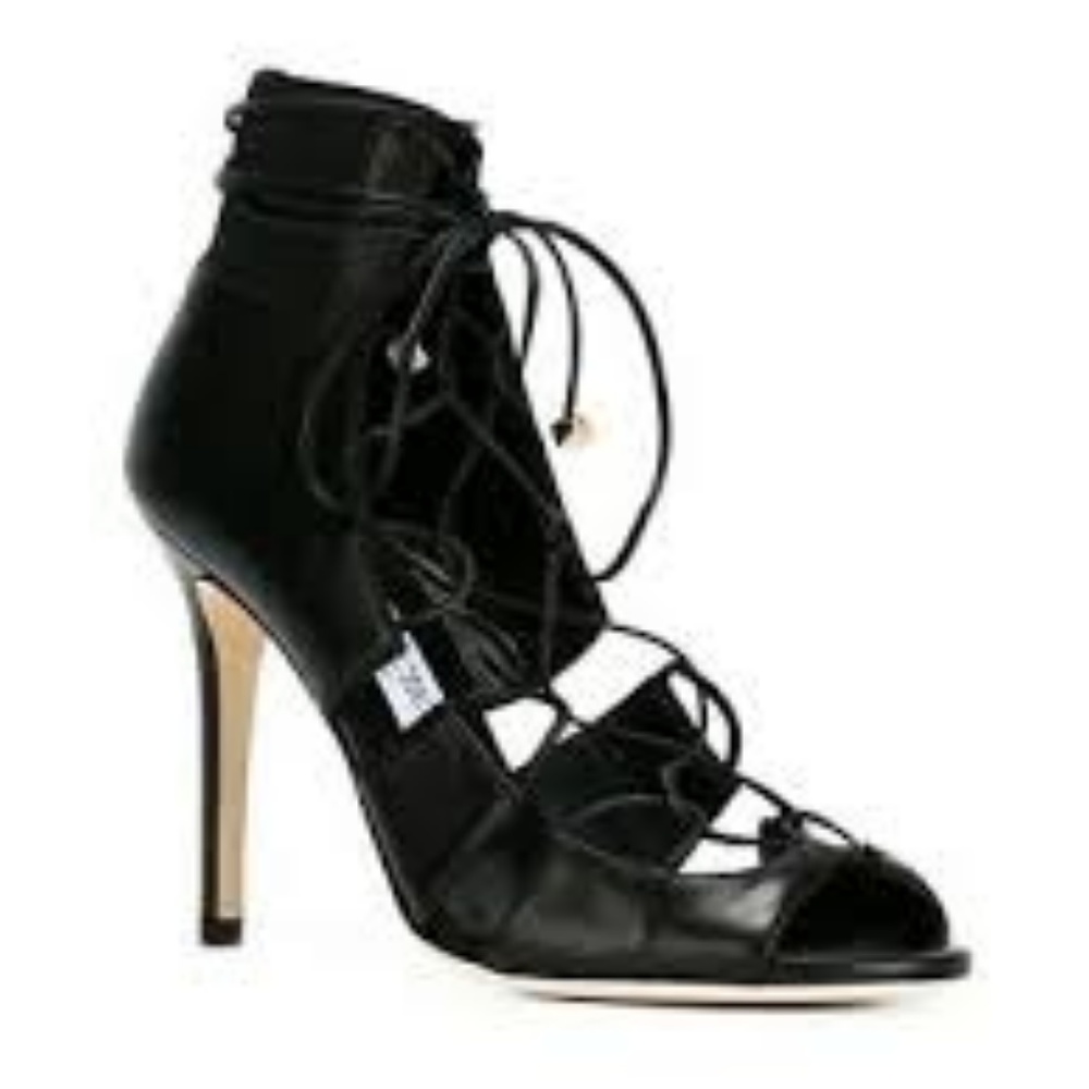 Jimmy Choo Myrtle Lace Up Leather Sandal 35.5